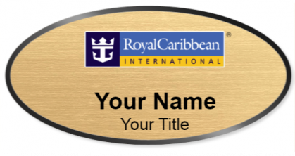 Custom name badges for Royal Carribean International
