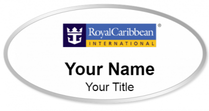 Custom name badges for Royal Carribean International