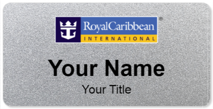 Custom name badges for Royal Carribean International