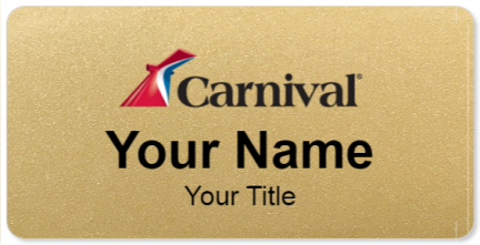 Custom name badges for Carnival Cruises