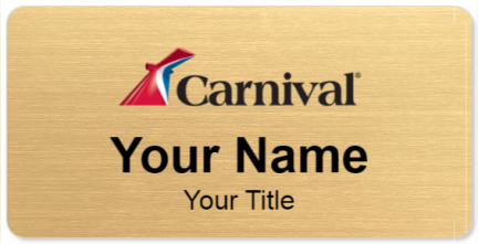 Custom name badges for Carnival Cruises