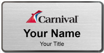 Custom name badges for Carnival Cruises