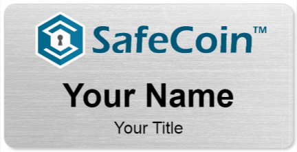 Custom name badges for Safecoin