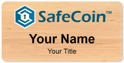Custom name badges for Safecoin