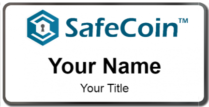 Custom name badges for Safecoin