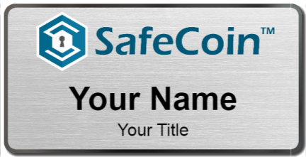 Custom name badges for Safecoin