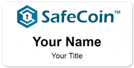 Custom name badges for Safecoin