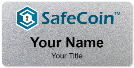 Custom name badges for Safecoin