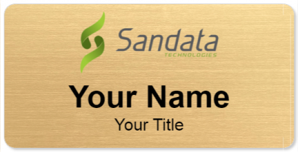 Custom name badges for Sandata Technologies