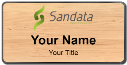 Custom name badges for Sandata Technologies
