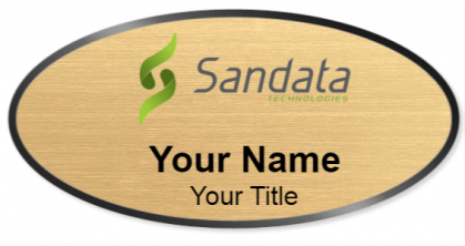 Custom name badges for Sandata Technologies