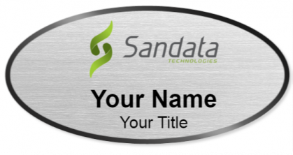 Custom name badges for Sandata Technologies