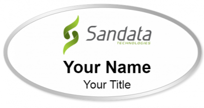 Custom name badges for Sandata Technologies