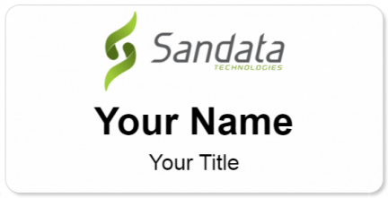 Custom name badges for Sandata Technologies