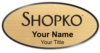 Custom name badges for Shopko