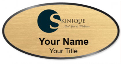 Custom name badges for Skinique Med Spa