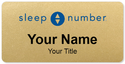 Custom name badges for Sleep Number