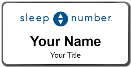 Custom name badges for Sleep Number