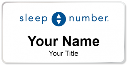 Custom name badges for Sleep Number