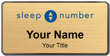 Custom name badges for Sleep Number
