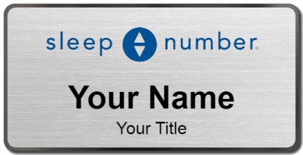 Custom name badges for Sleep Number