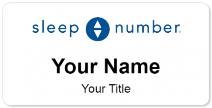 Custom name badges for Sleep Number