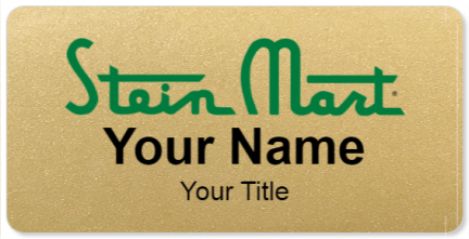 Custom name badges for Stein Mart