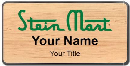Custom name badges for Stein Mart