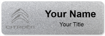 Custom name badges for Citroen