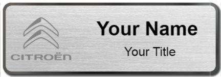 Custom name badges for Citroen