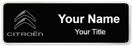 Custom name badges for Citroen