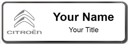 Custom name badges for Citroen