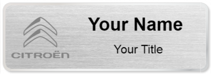 Custom name badges for Citroen