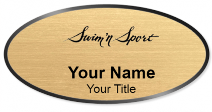 Custom name badges for Swim n Sport