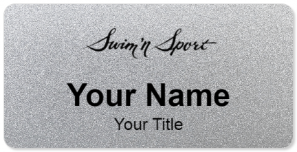 Custom name badges for Swim n Sport