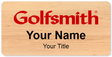 Custom name badges for Golfsmith