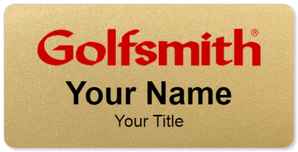 Custom name badges for Golfsmith