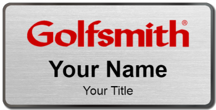 Custom name badges for Golfsmith
