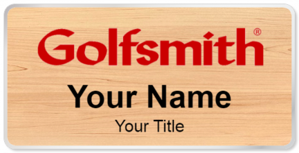Custom name badges for Golfsmith