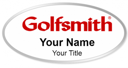 Custom name badges for Golfsmith