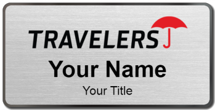 Custom name badges for Travelers Insurance