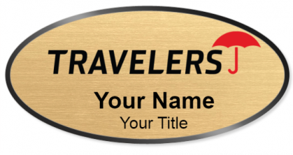 Custom name badges for Travelers Insurance