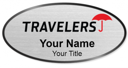 Custom name badges for Travelers Insurance