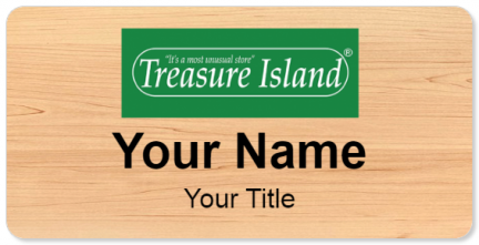 Custom name badges for Treasure Island