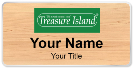 Custom name badges for Treasure Island