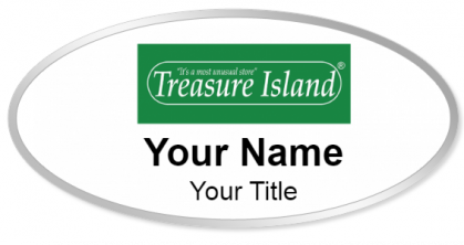 Custom name badges for Treasure Island