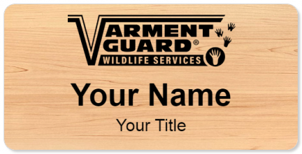 Custom name badges for Varment Guard