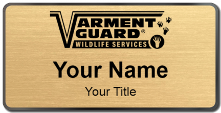 Custom name badges for Varment Guard