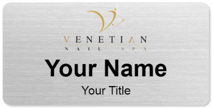 Custom name badges for Venetian Nail Spa