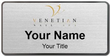Custom name badges for Venetian Nail Spa